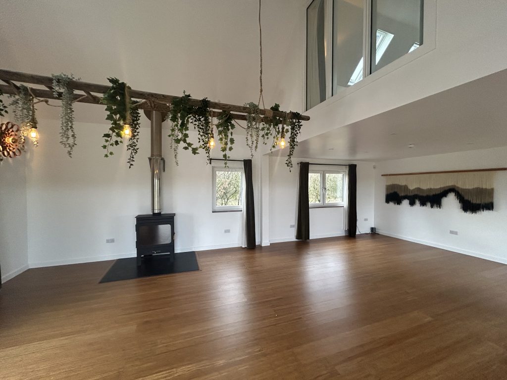 Studio space with underfloor heating at Beechbrae Woodland Centre
