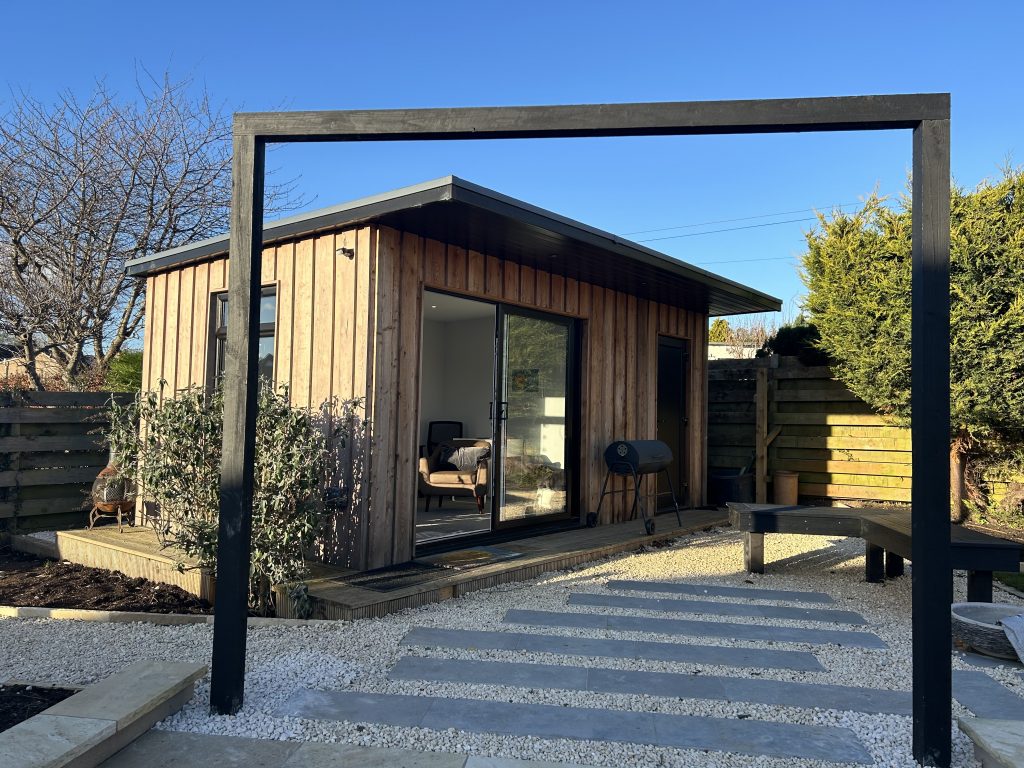 exterior view of the Sunflower Studio for sound baths